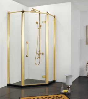 Душевое ограждение Azario ONTARIO AZ-NBB3231 900 GOLD